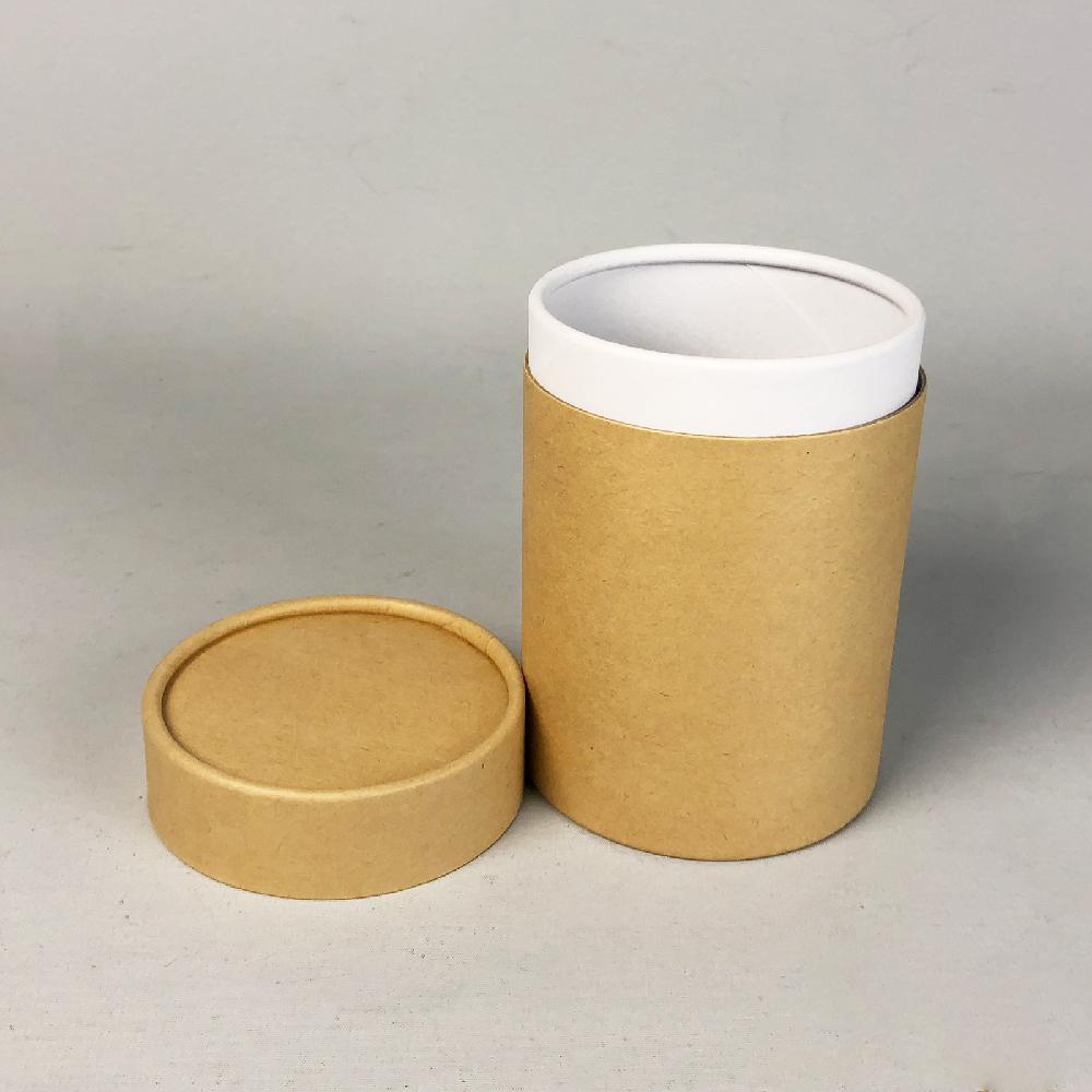 Paper tube 79-S (Kraft)_Tea Jam Pharmaceutical Packing Box Cylinder Gift Box Wrapping Supplies